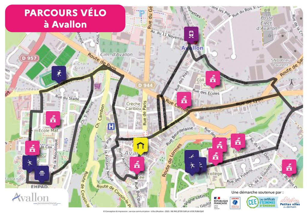 🚴‍♀️ Un parcours vélo à Avallon !
