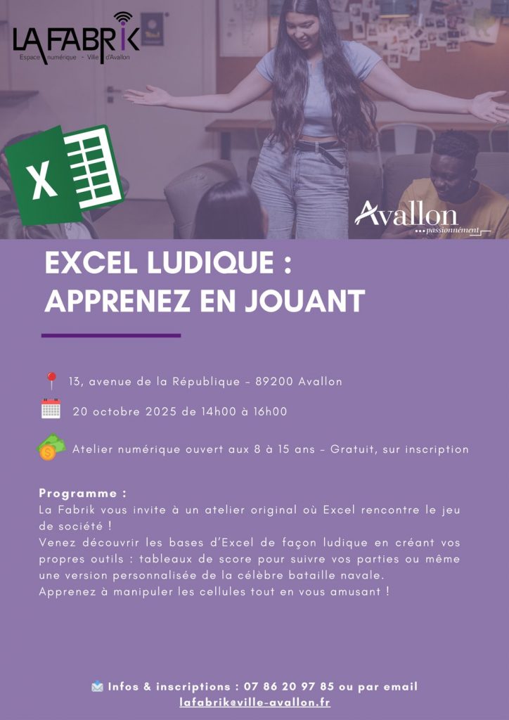 Atelier Excel ludique : apprenez en jouant