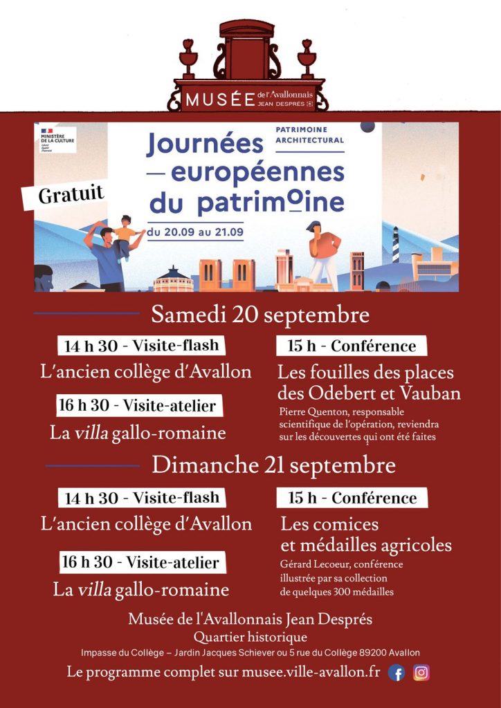 Musée de l’Avallonnais – Journées Européeennes du Patrimoine