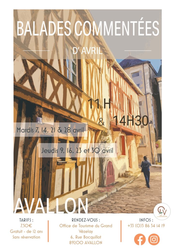 Balades commentées d&rsquo;avril